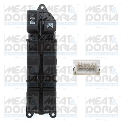 Switch, window regulator